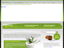 Tablet Screenshot of bbpharmacy.com